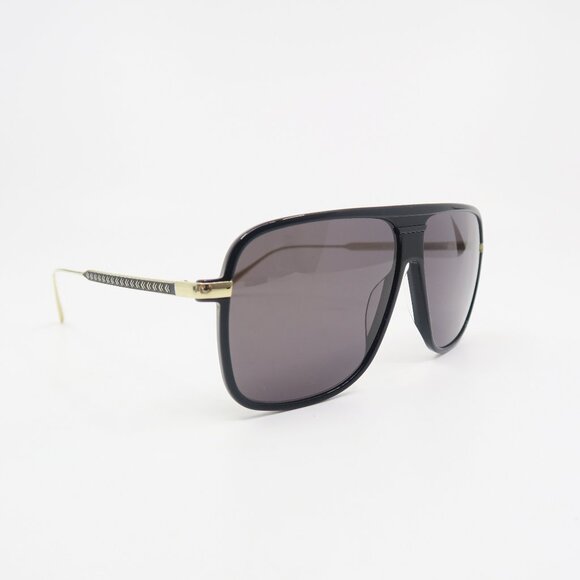 John Varvatos SJV562 60mm. Black/Gold Temples, Pilot,  New Men's Sunglasses. - Picture 1 of 10